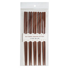 Soot bamboo chopsticks 5P Plain