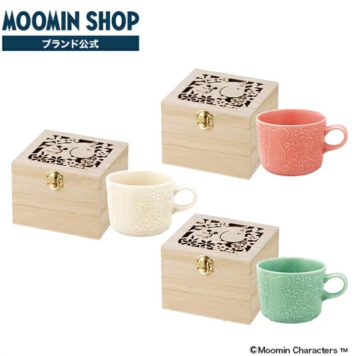 MOOMIN mug with wooden box 380ml (apricot) - J Mart