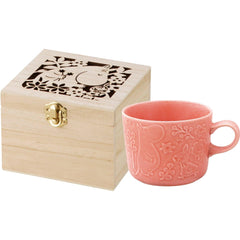 MOOMIN mug with wooden box 380ml (apricot) - J Mart