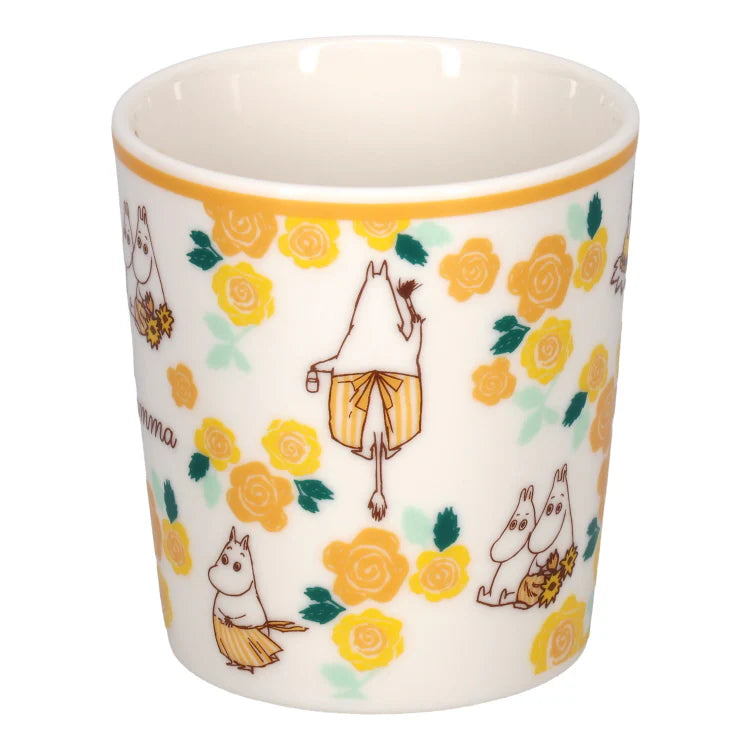 Moomin Mug 300ml (All about Moominmamma/Yellow Floral)