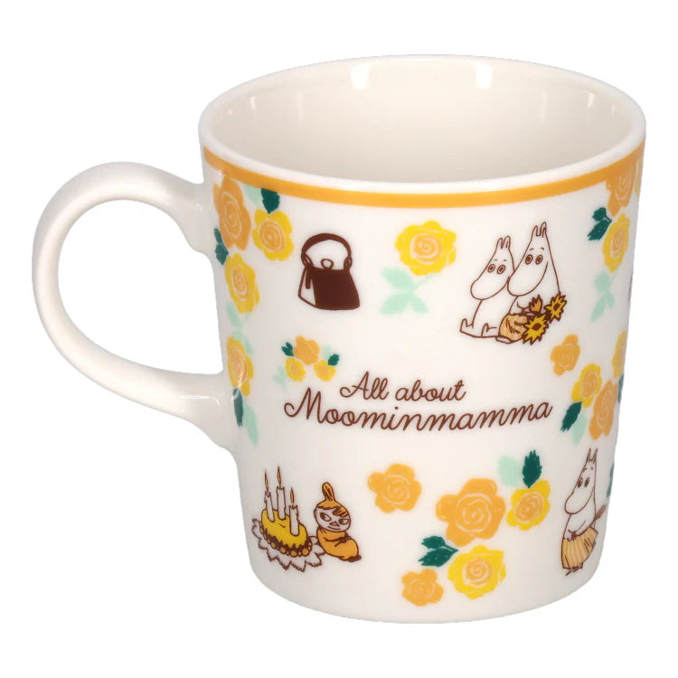 Moomin Mug 300ml (All about Moominmamma/Yellow Floral)