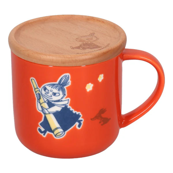 Moomin Mug with Wooden Coaster 350ml (Little My)
