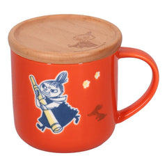 Moomin Mug with Wooden Coaster 350ml (Little My)