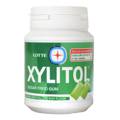 THAI LOTTE XYLITOL GUM (LIME MINT)