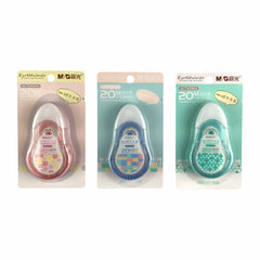 M&G Correction Tape PET Earth Chic Flower ACT52304 White 20m（each）