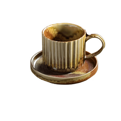 Coffee Cup with a spoon and a plate 0003 - J Mart
