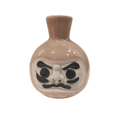 Sake Flask Daruma Pink love Luck - J Mart