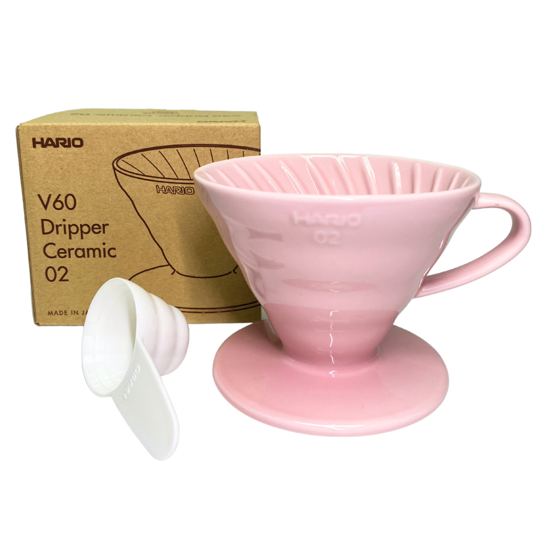 Hario V60 colour coffee dripper (pink) for 1-4 cups