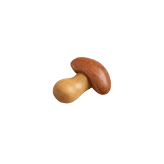 YAMAKO wooden mushroom shape chopstick rest (Light Brown) - J Mart