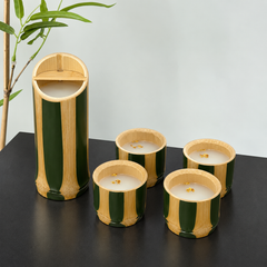 Bamboo Sake Set