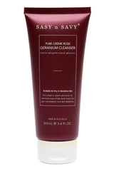 SASY n SAVY Pure Creme Rose Geranium Cleanser 100ml - J Mart