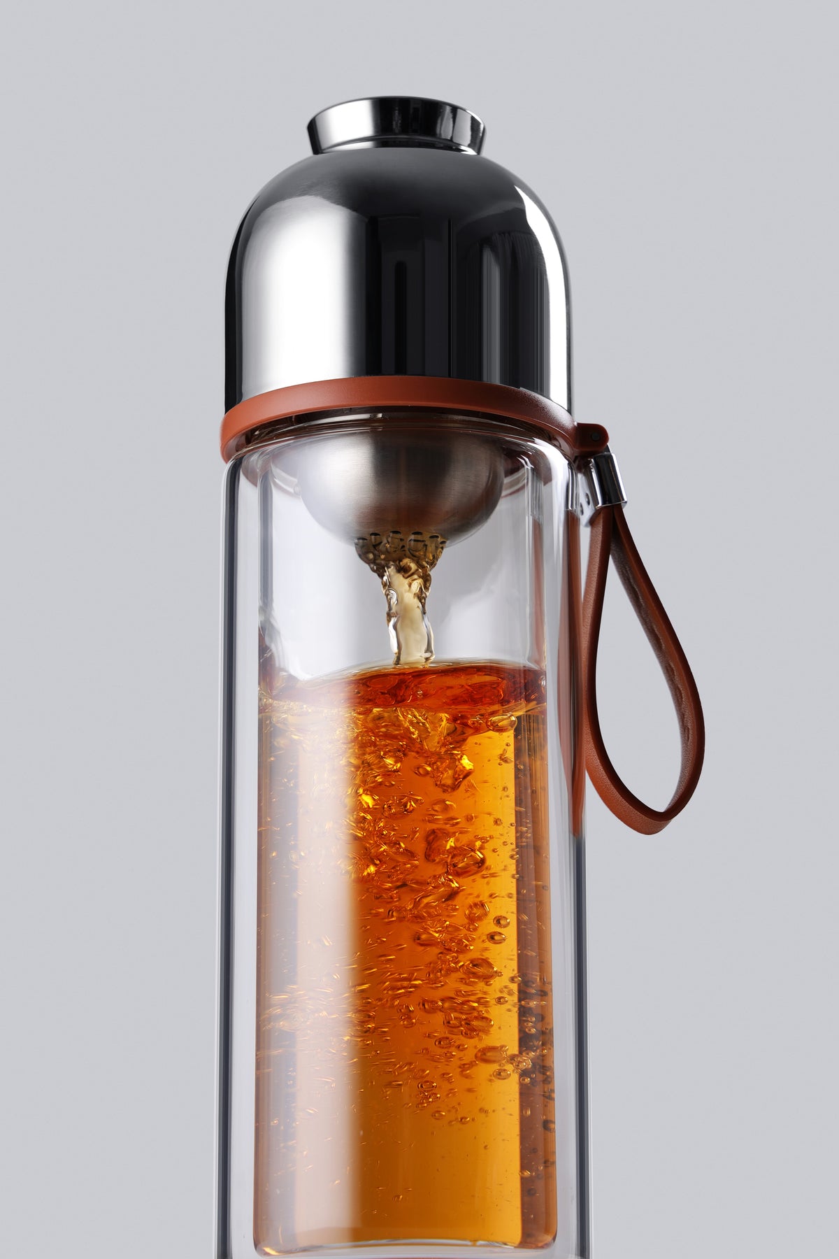 Samadoyo 300ml tea & water separating Thermos bottle(Brown)