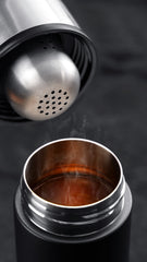 Samadoyo 400ml Thermos tea cup(Black)