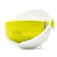 Spin Wheel Colander Large (Green Drainer)