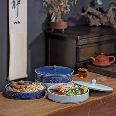 JDZ Fruit Plate Blue - J Mart