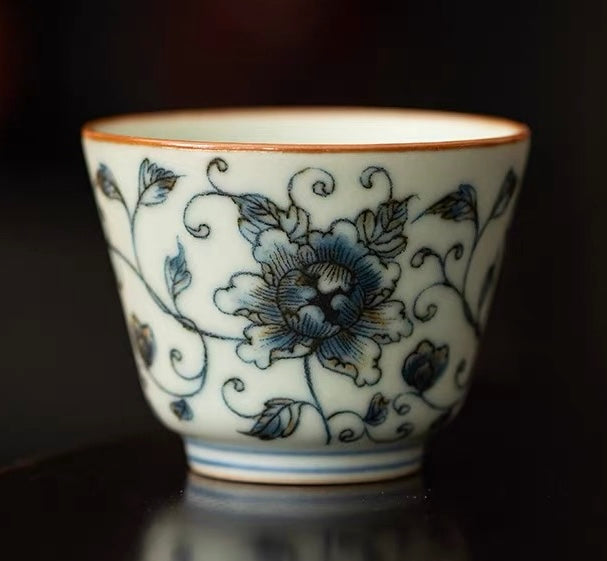 Light Celadon Ceramic Tea Cup