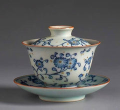 Blue and White Porcelain Gaiwan – Traditional Motif Series