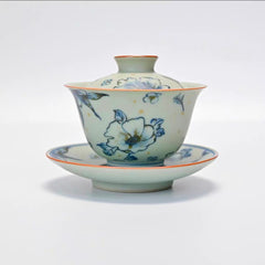 Blue and White Porcelain Gaiwan – Traditional Motif Series