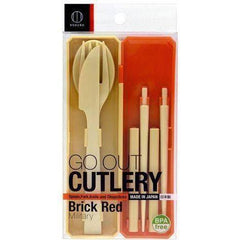 GO OUT CUTLERY Military(Brick Red) - J Mart