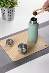 Samadoyo 400ml Thermos tea cup(Green)