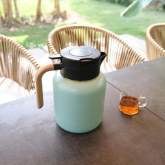 SAMADOYO stewing teapot with digital temperature display 1500ml (mint)