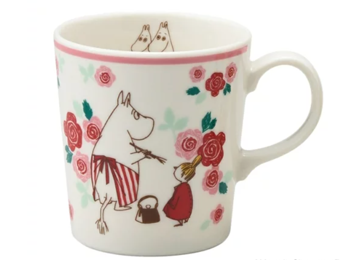 Moomin Mug 300ml (All about Moominmamma/Pink Floral)