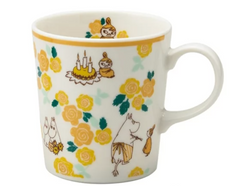 Moomin Mug 300ml (All about Moominmamma/Yellow Floral)