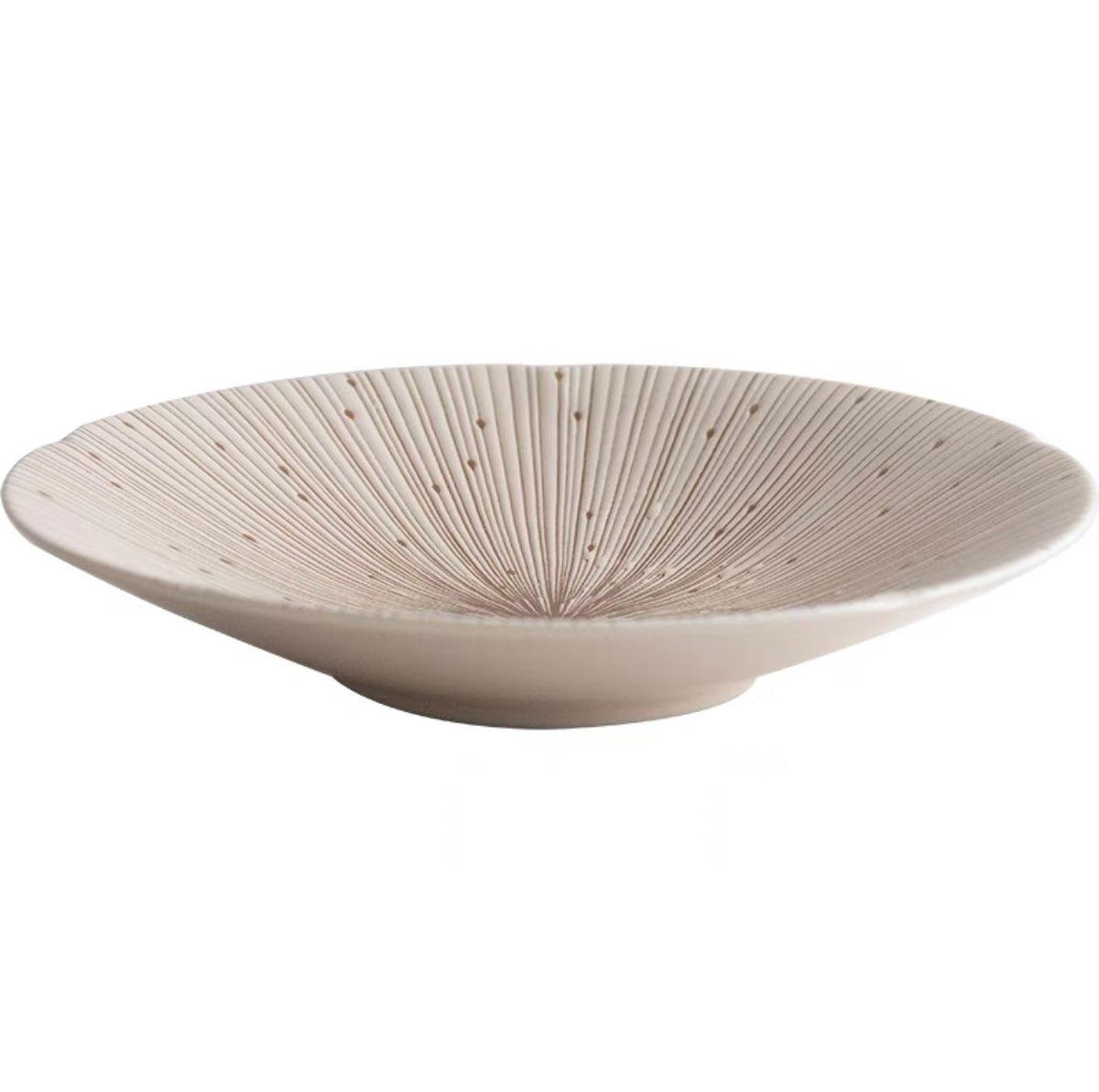 Kyo Sendan Plate ivory 24cm