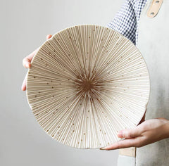 Kyo Sendan Plate ivory 24cm