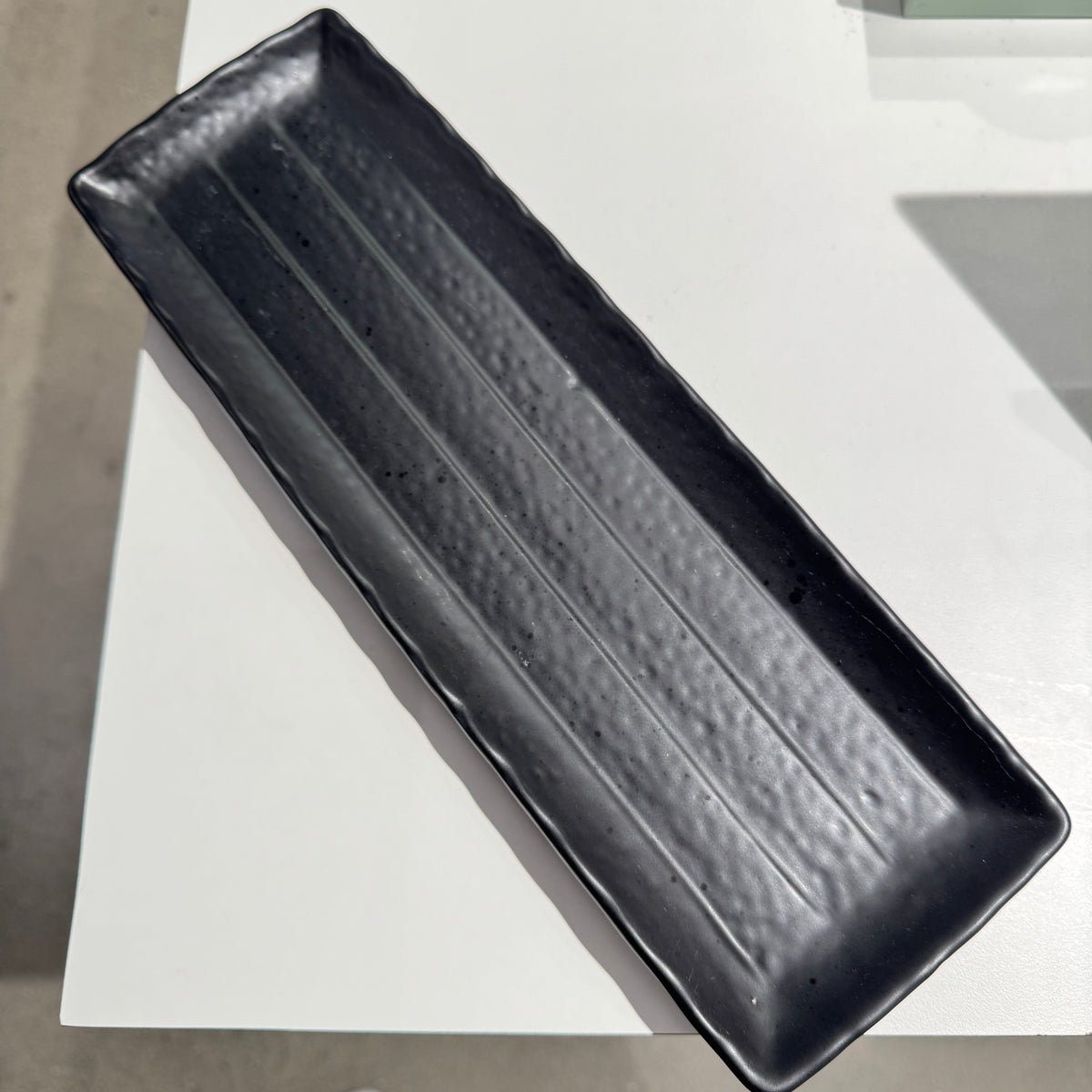 RECTANGLE PLATE BLACK