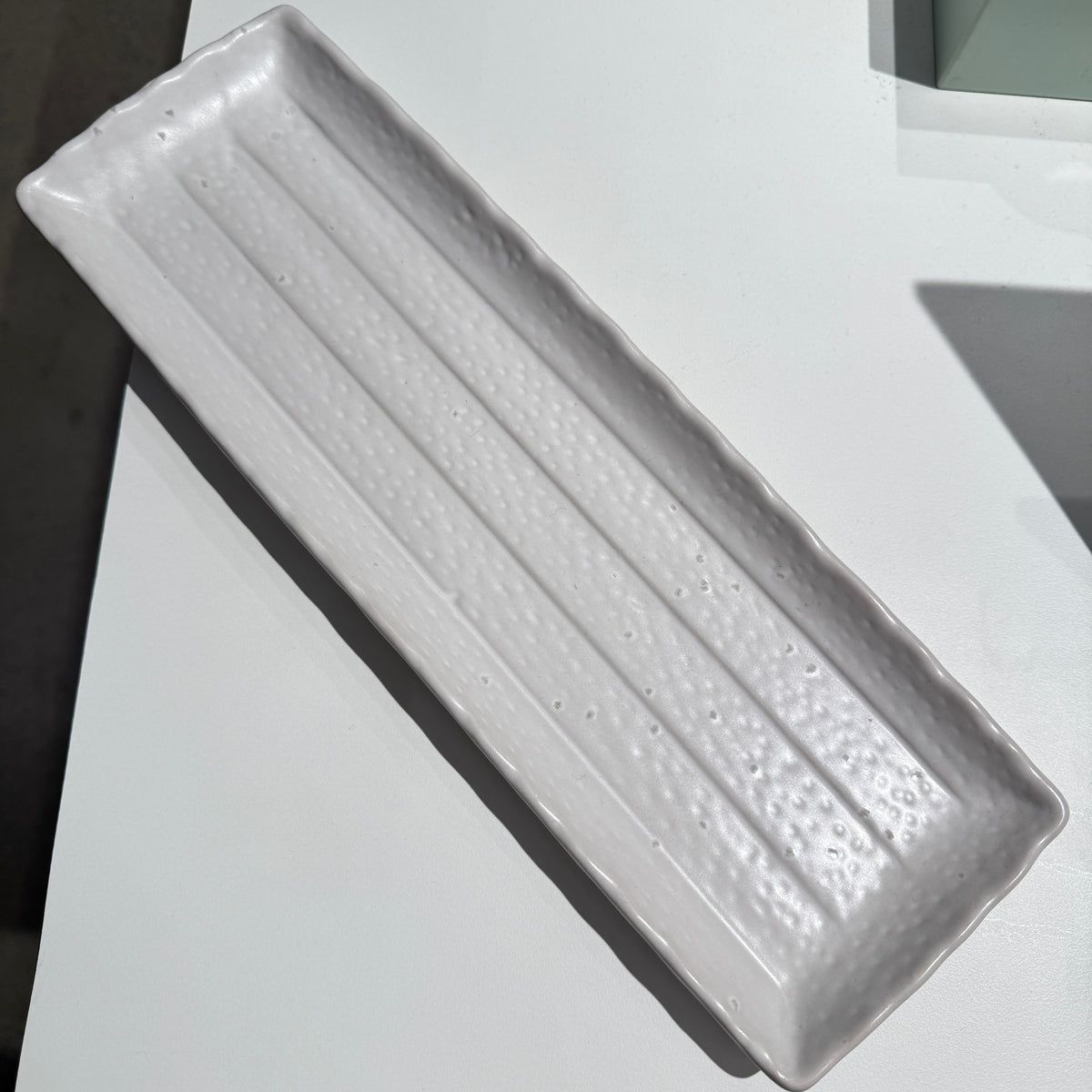 RECTANGLE PLATE WHITE