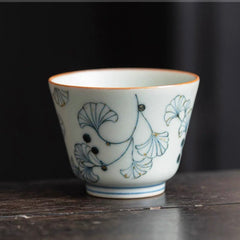 Light Celadon Ceramic Tea Cup Set