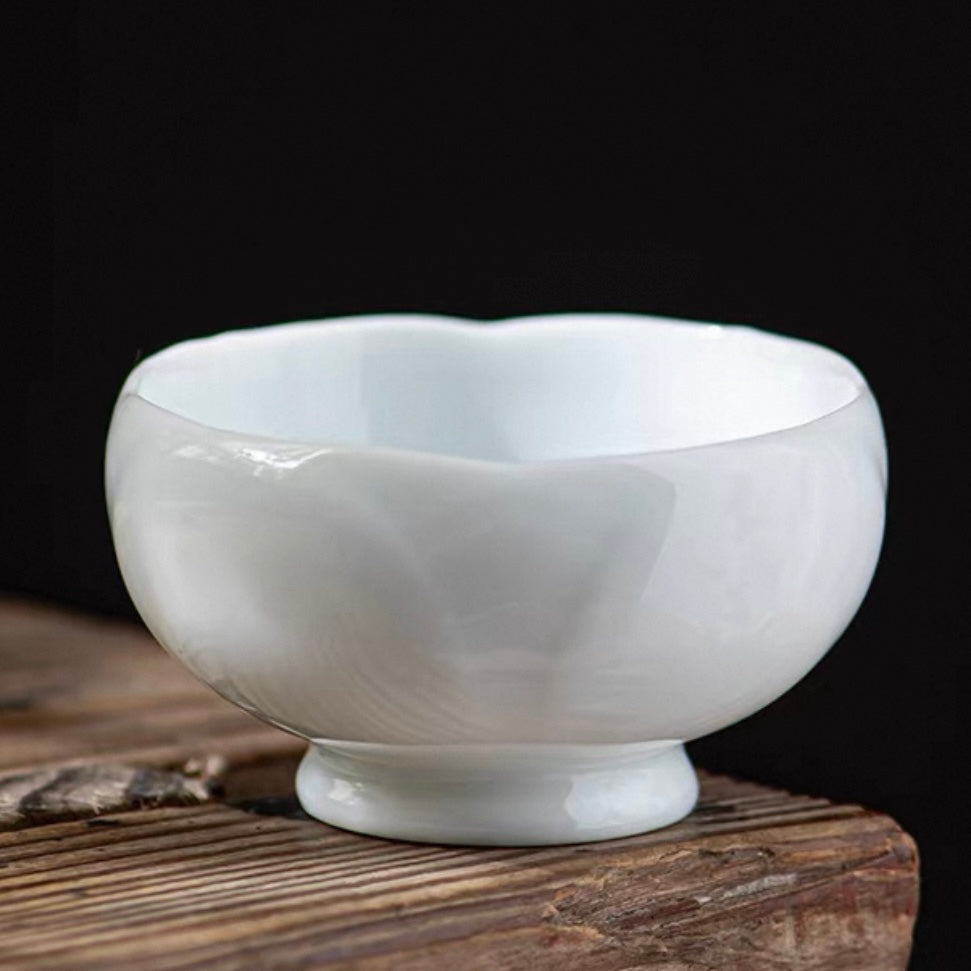 Handcrafted Lotus Flower Ceramic Bowl Series