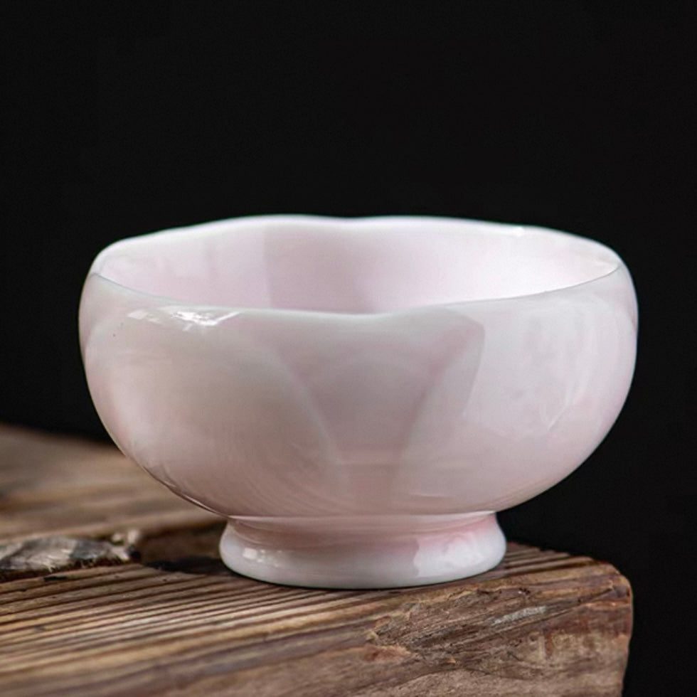 Handcrafted Lotus Flower Ceramic Bowl Series
