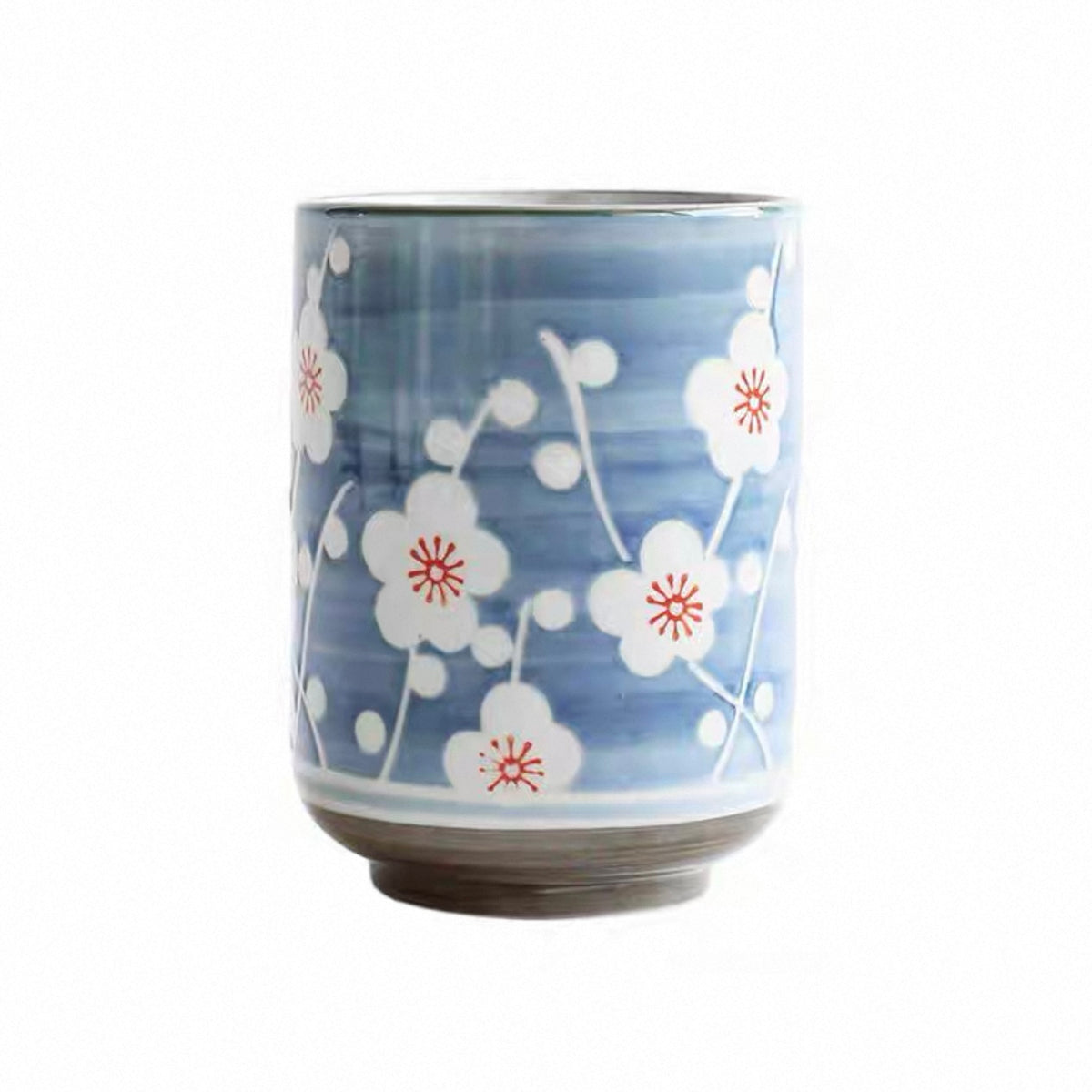 Japanese-Style Ceramic Tea Cup – Hand-painted Pattern Series