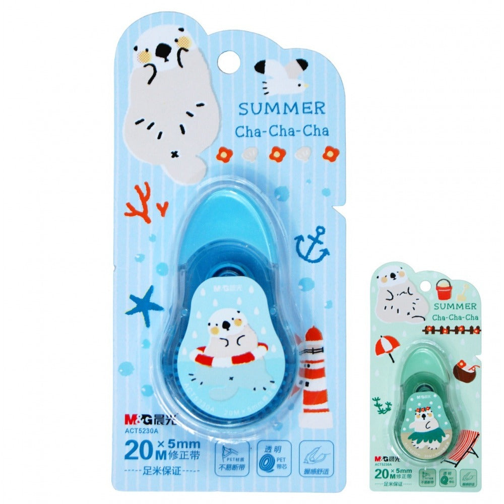 M&G Correction Tape Scenic Cute White ACT5230A 20m（each）