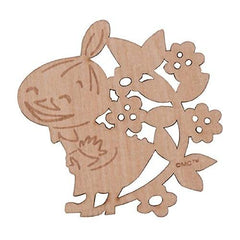 Moomin Mug with Wooden Coaster 300ml (Little My)