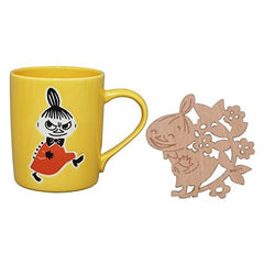 Moomin Mug with Wooden Coaster 300ml (Little My)