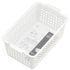 Stock Basket wide white