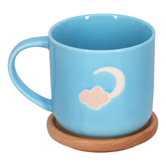 Moomin Mug with Wooden Coaster 350ml (Moomin)