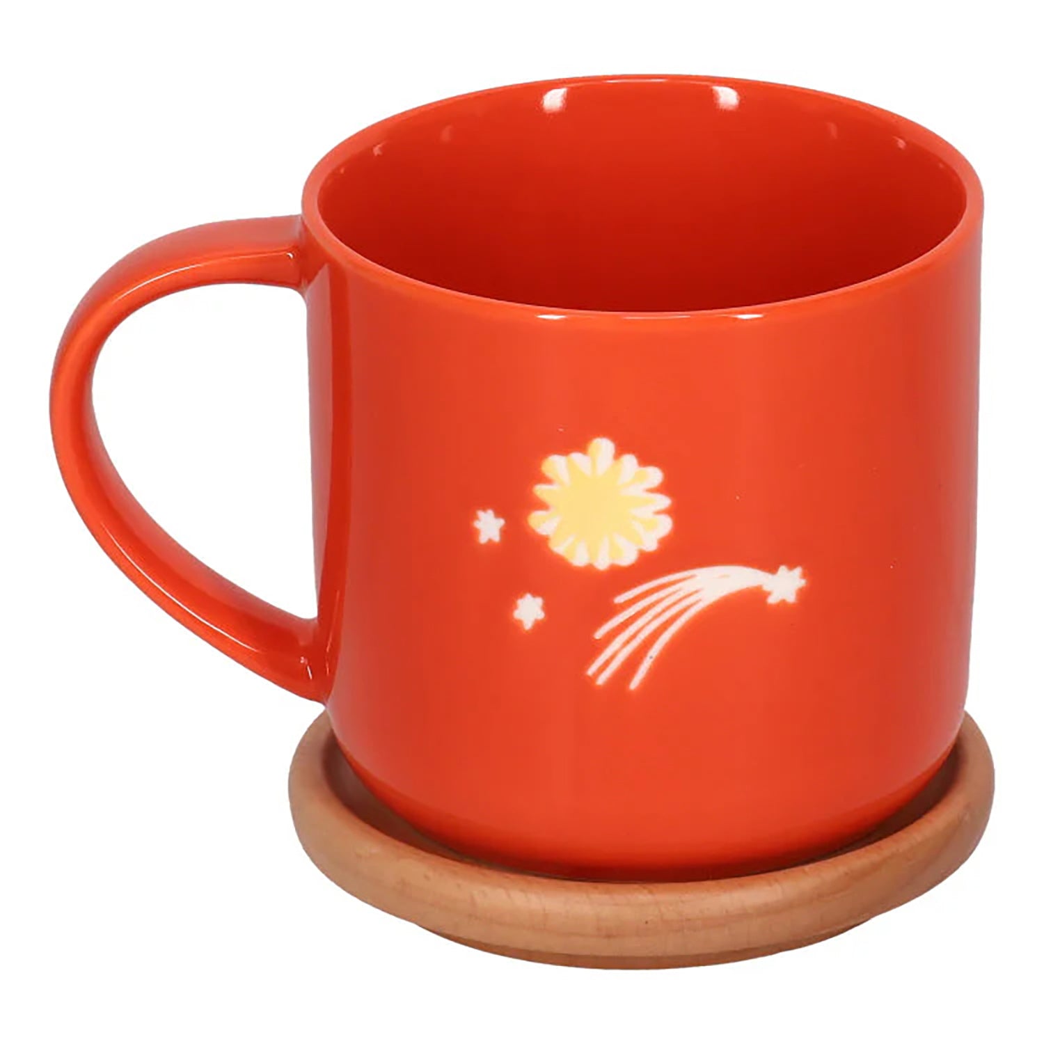 Moomin Mug with Wooden Coaster 350ml (Little My)