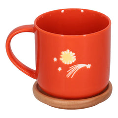 Moomin Mug with Wooden Coaster 350ml (Little My)