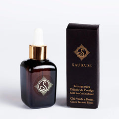Essências de Portugal SAUDADE - Cork Diffuser Refill - Green Tea & Roses