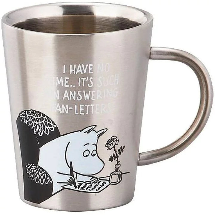 Moomin Stainless Steel Double-walled Mug 360ml (Moomin Letter)