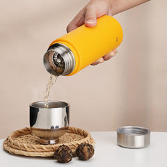 Samadoyo 400ml Thermos tea cup(Yellow)