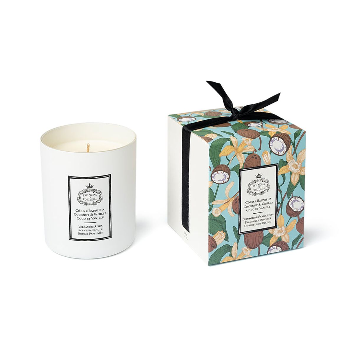 Essências de Portugal Natura Candle - Coconut and Vanilla
