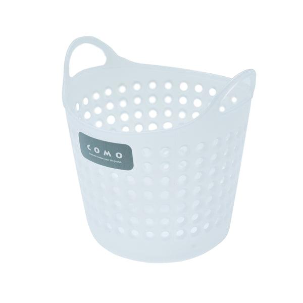 White Round Mini Basket - J Mart
