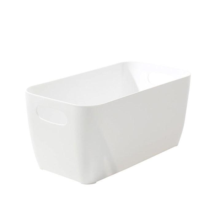 Slim Rectangular Container White - J Mart